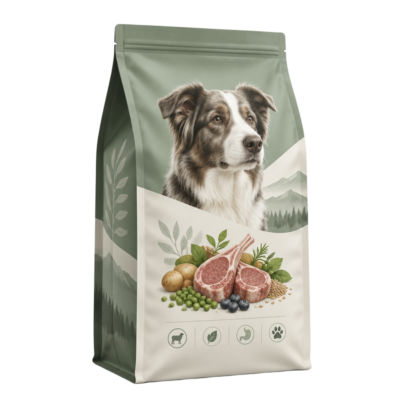 Singles Grass-Fed Lamb -koiranruokasäkki